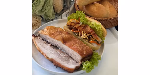 Roast Pork Crackling & Mini Baguette