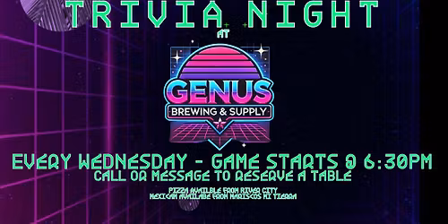 TRIVIA NIGHT!