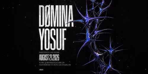 RVLTN & Mutate Presents: D\u00f8mina and Yosuf (21+)