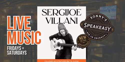 Sergijoe Villani - Live Music @ Sonny D's (Every Fri + Sat)