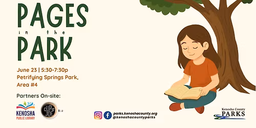 Pages in the Park - Petrifying Springs Park