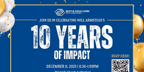 10 Years of Impact: Will Armstead's 10th Anniversary