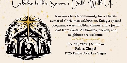 Christmas Dinner-Celebrate the Savior's Birth