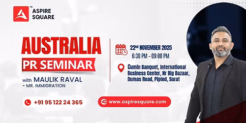 Australia PR Seminar in Surat by Mr. Immigration