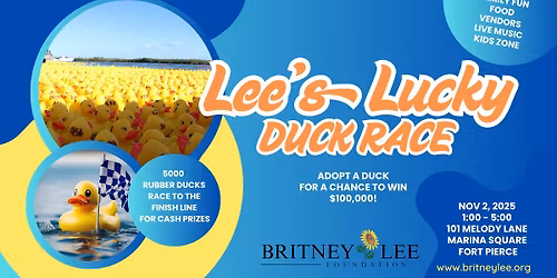 Lee\u2019s Lucky Duck Race