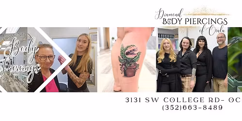 Ribbon Cutting Diamond Body Piercings of Ocala
