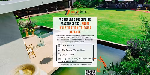 Workplace Discipline Masterclass: From Investigation to CCMA Defence