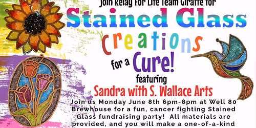 Relay For Life Team Giraffe Stained Glass Creations for a Cure! 