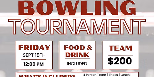 TACC Bowling Tournament Sponsored by Coffee County Bank
