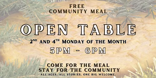 Open Table Community Meal