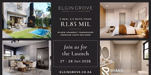 Exclusive Launch - Luxury Townhouses in Randburg