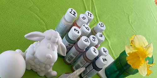 Easter Themed Pottery Painting