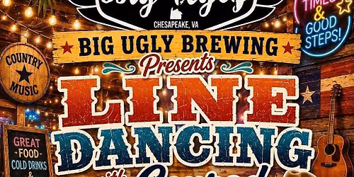 Line Dancing at Big Ugly Brewing - Lessons moved to Indoors!