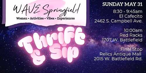 Thrift & Sip - May