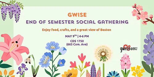 GWISE end of semester social gathering