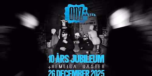 ODZ+FRIENDS JUBILEUMSK\u00c5NSERT STHLM - 10 SV\u00c5RA \u00c5R!