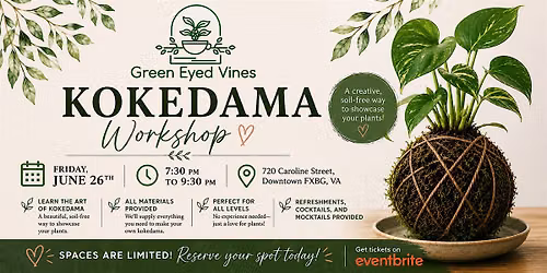 Kokedama Workshop