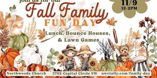 Fall Family Fun Day at Northwoods Church 2025