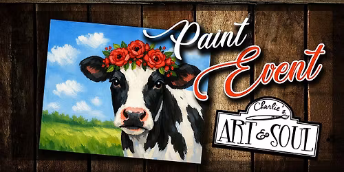 Flower Cow on Canvas Paint Event @ Linden Hall Farm
