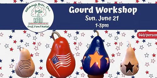 Gourd Workshop with Meadowbrooke Gourds
