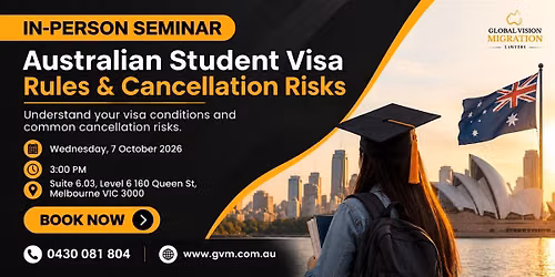 Australian Student Visa Rules & Cancellation Risks