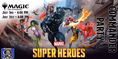 Marvel Heroes Commander Party