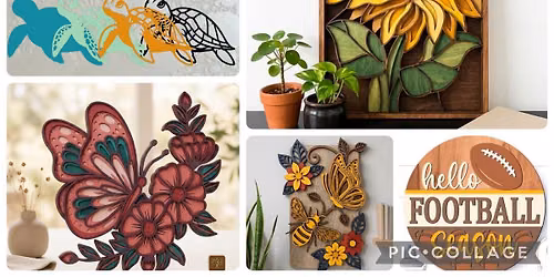 SassyJ's Craft Spot, Aug. 14th, 3D Wood Design Party