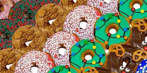 SANTA and DONUTS!