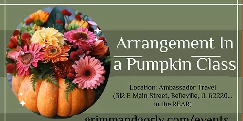 Arrangement in a Pumpkin Class