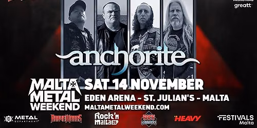 Anchorite - as part of Malta Metal Weekend 2026