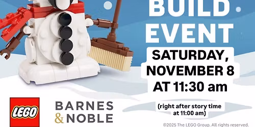 LEGO Snowman Build Event