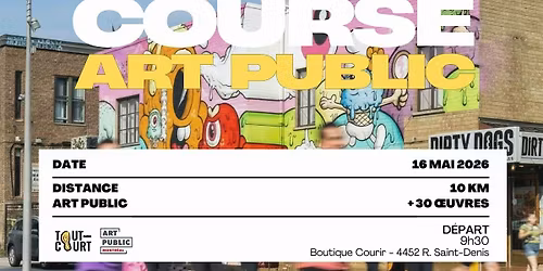 \u200dCourir la tulipe : art public et course au c\u0153ur du Plateau