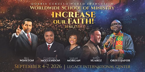Worldwide School of Ministry 2026 - LOCAL REGISTRATION!