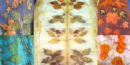 Natural Dyes and Botanical Printing Weekend Workshop- 8\/28 8\/29