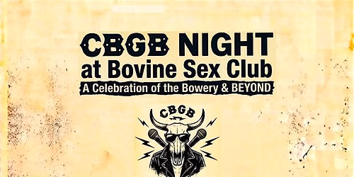 CBGB Night at The Bovine