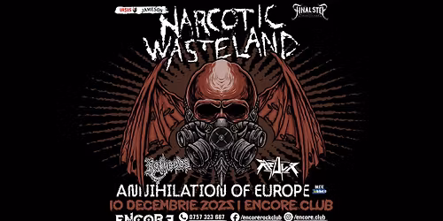 Narcotic Wasteland (US) | Rotheads (RO) | ReduX (RO) live in Encore Club