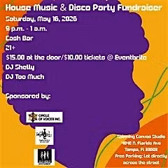 TAMPA People of Culture House Music & Disco Party  Fundrasier