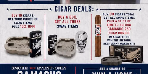 Camacho Cigars Event in Tyler