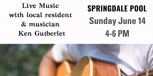 Live music with local musician Ken Gutberlet