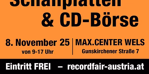 Schallplatten und CD B\u00f6rse Wels Max.Center