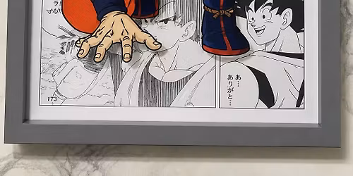 Dragon Ball Inspired Glass Painting 