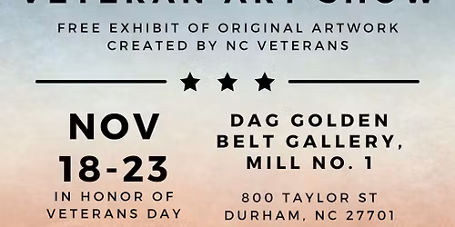 4th Annual North Carolina Veteran Art Show