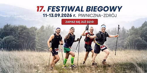 17. Festiwal Biegowy 11-13.09.2026