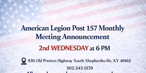Post 157 Monthly Meeting