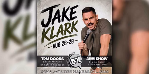 Copy of Jake Klark from Comic Strip LIVE!