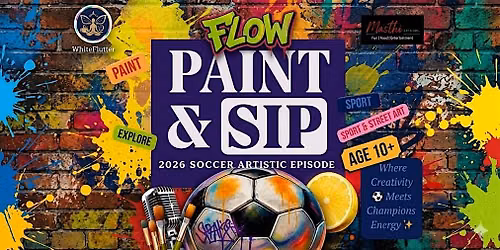 The Champions' Tag : Paint & Sip (Sports & Street Art) Age 10+