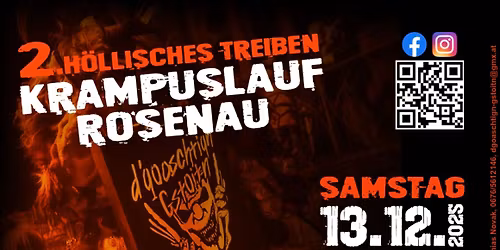 2. H\u00f6llisches Treiben! KRAMPUSLAUF ROSENAU 2025
