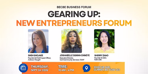 Gearing  Up: New Entrepreneurs Forum