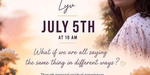 Sunday Speaker Lyv Flores