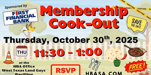 October Membership Cook-Out